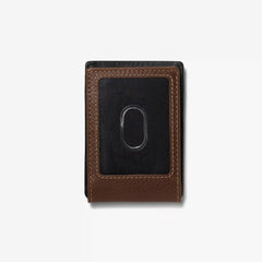 Premium Leather Wide Money Clip Wallet