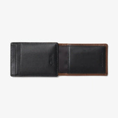 Premium Leather Wide Money Clip Wallet
