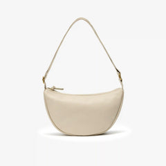 Leather Crescent Crossbody Bag