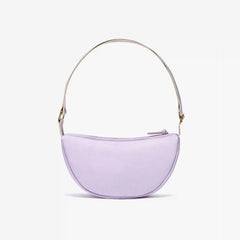 Leather Crescent Crossbody Bag