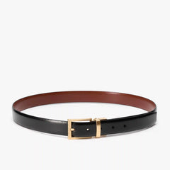 Reversible Leather Buckle Belt