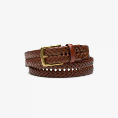 Leather Braided Belt