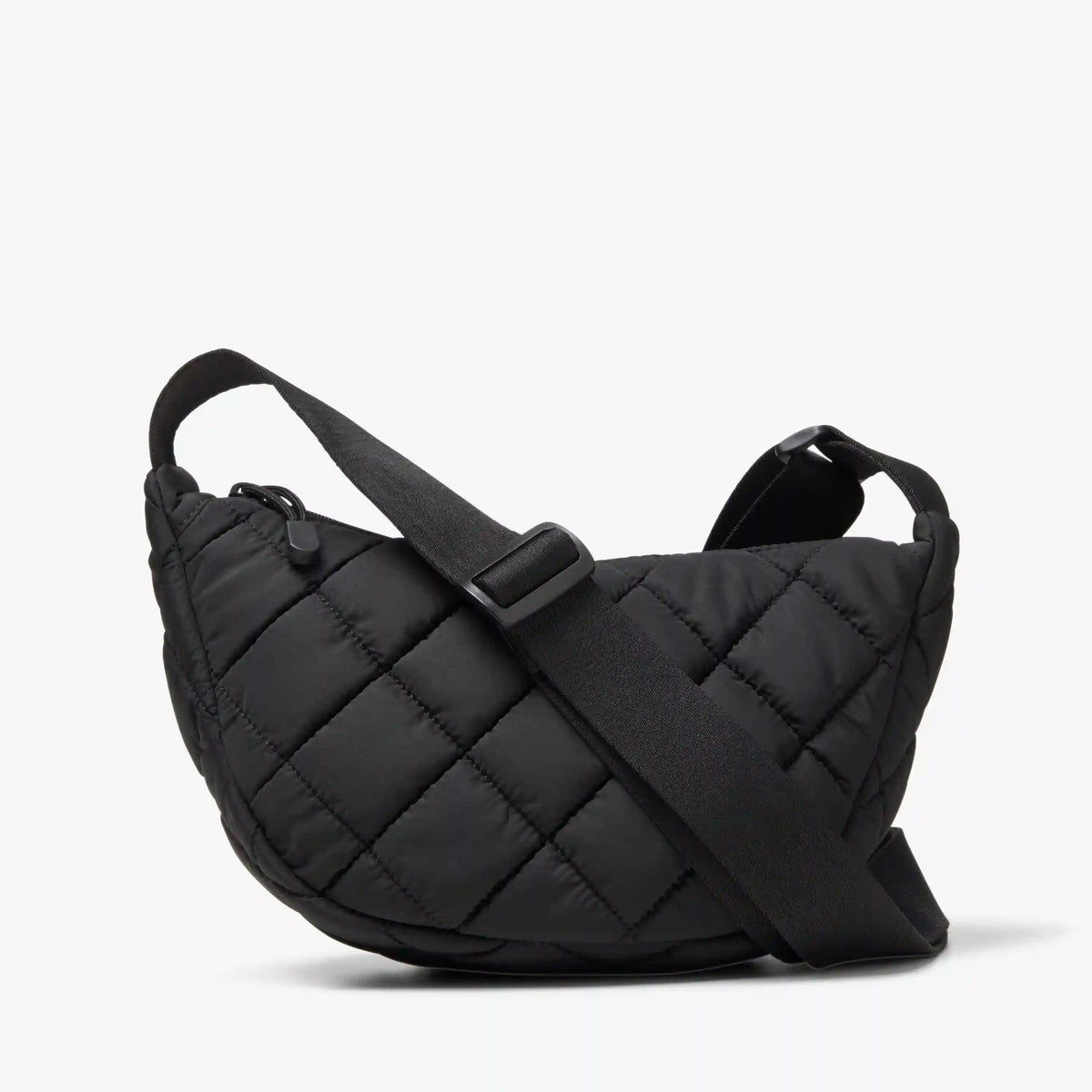 Quilted Trail Strap Crossbody Bag