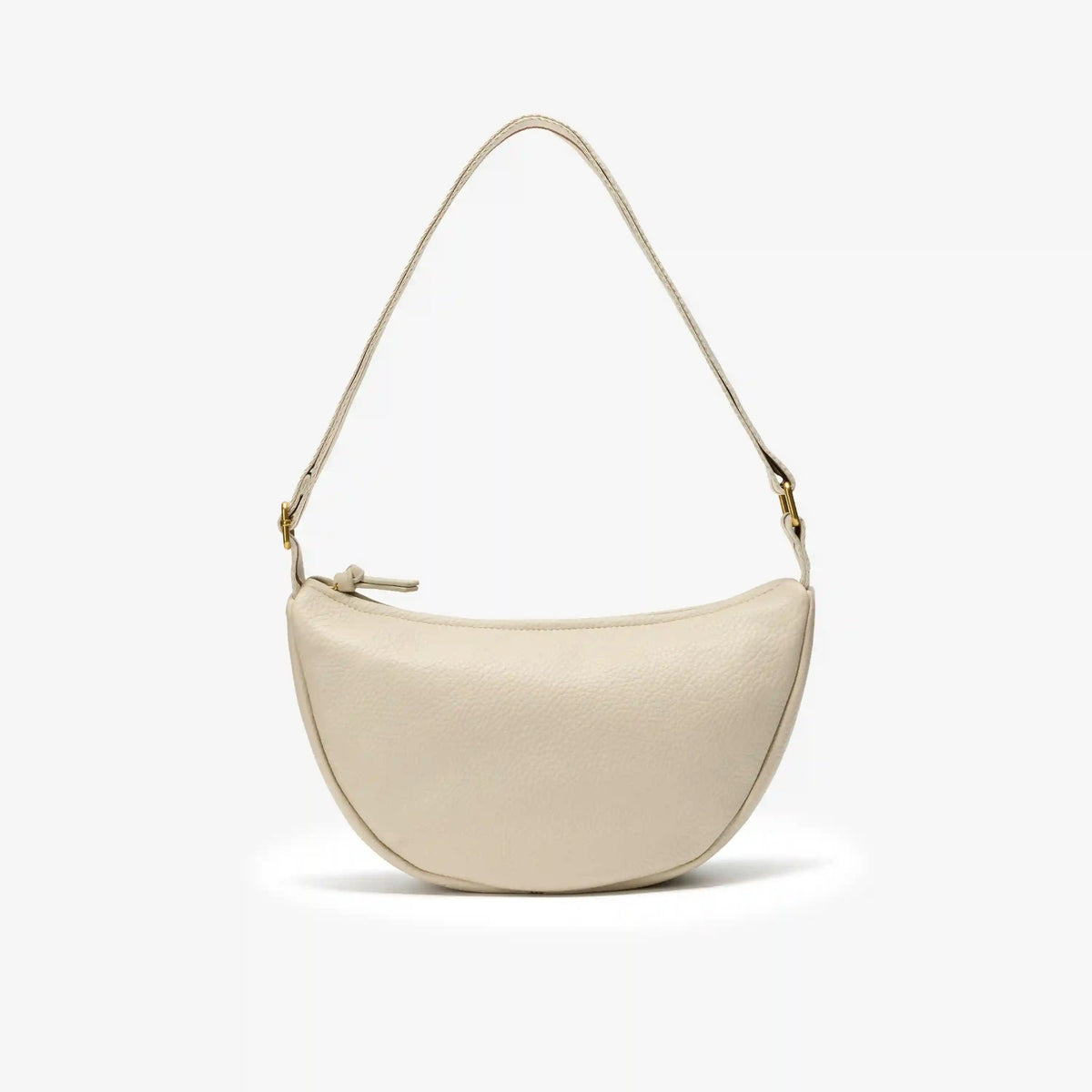 Leather Crescent Crossbody Bag