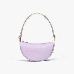 Leather Crescent Crossbody Bag