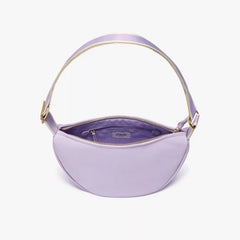 Leather Crescent Crossbody Bag